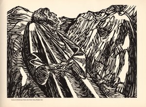 上帝的转变 -  6  - 岩石 作者 恩斯特·巴拉赫（Ernst Barlach）